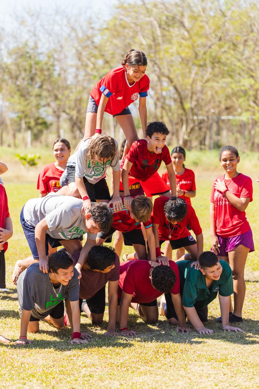 Actividades al exterior en La Paz school